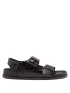 Matchesfashion.com Birkenstock 1774 - Milano Avantgarde Ankle-strap Leather Sandals - Womens - Black