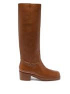 Gabriela Hearst - Marion Leather Knee-high Boots - Womens - Brown