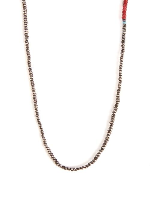 M Cohen Tide Jade, Glass And Silver Necklace