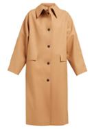 Matchesfashion.com Kassl Editions - Single Breasted Rubber Trench Coat - Womens - Brown