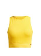 Matchesfashion.com Pepper & Mayne - Saskia Stretch Knit Top - Womens - Yellow