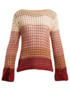 See By Chloé Colour-block Open-knit Sweater