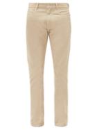 Matchesfashion.com Belstaff - Longton Cotton-corduroy Slim-leg Trousers - Mens - Beige