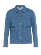 Matchesfashion.com Barena Venezia - Pleated Denim Jacket - Mens - Blue