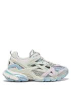 Balenciaga - Track 2 Panelled Faux-leather Trainers - Womens - White Multi