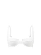 Ladies Beachwear Melissa Odabash - Montreal Textured-jersey Underwired Bikini Top - Womens - White