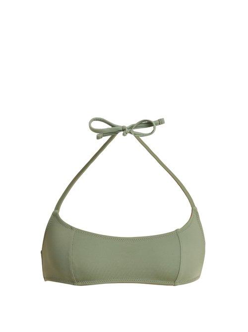 Matchesfashion.com Solid & Striped - The Jessica Bikini Top - Womens - Khaki