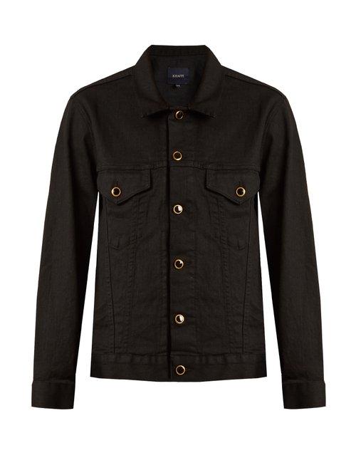 Matchesfashion.com Khaite - Cate Oversized Denim Jacket - Womens - Black