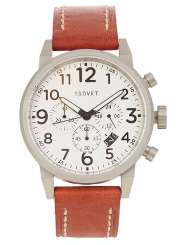 Tsovet Jpt-ts44 Leather Watch