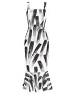 Dolce & Gabbana Paint-print Cady Dress