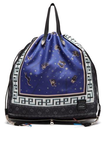 Matchesfashion.com Toga - X Porter Pack-away Bandana-print Tote Bag - Womens - Blue Multi
