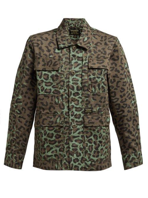 Matchesfashion.com Maharishi - Woodland Leopard And Camo Print Cotton Jacket - Womens - Leopard