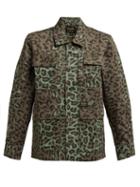 Matchesfashion.com Maharishi - Woodland Leopard And Camo Print Cotton Jacket - Womens - Leopard