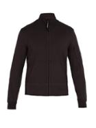 Matchesfashion.com C.p. Company - High Neck Zip Through Cotton Sweatshirt - Mens - Black