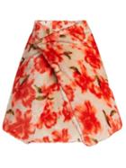 Matchesfashion.com Jil Sander - Floral Wrap Scarf - Womens - Red