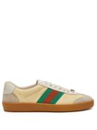 Matchesfashion.com Gucci - Jbg Leather And Suede Low Top Trainers - Mens - Multi