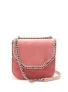 Stella Mccartney Falabella Box Mini Velvet Cross-body Bag