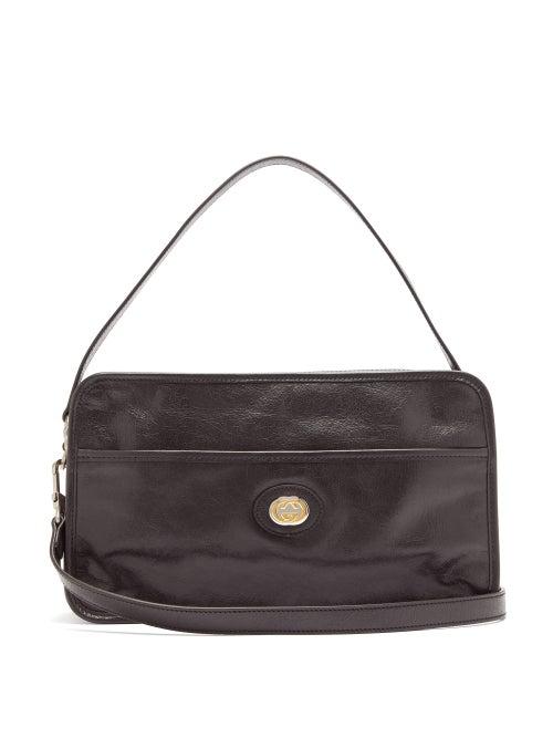 Matchesfashion.com Gucci - Morpheus Leather Cross Body Bag - Mens - Black