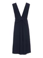 Lemaire Deep V-neck Wool-blend Dress