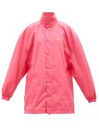 Balenciaga - Logo-print Technical Jacket - Womens - Pink