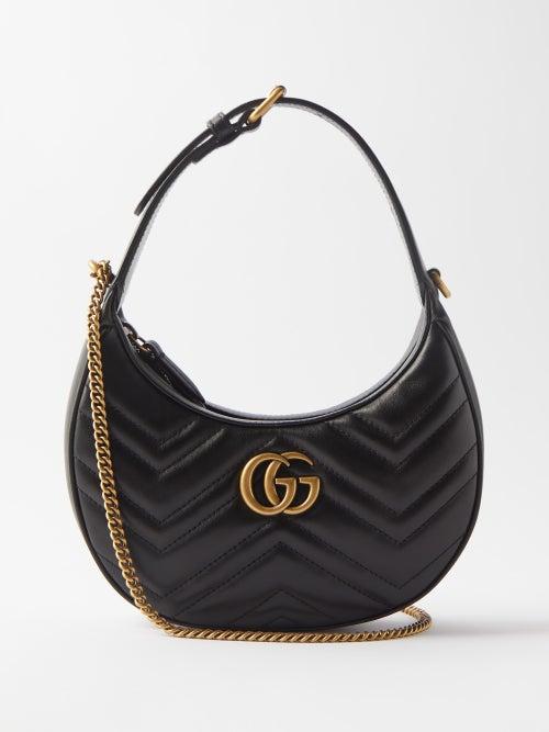 Gucci - Gg Marmont 2.0 Mini Matelass-leather Handbag - Womens - Black