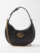 Gucci - Gg Marmont 2.0 Mini Matelass-leather Handbag - Womens - Black