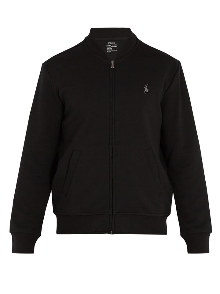 Polo Ralph Lauren Logo-embroidered Jersey Jacket