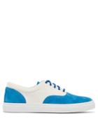 Matchesfashion.com Diemme - Iseo Low Top Suede And Canvas Trainers - Mens - Blue Multi