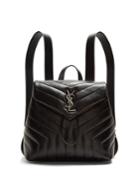 Saint Laurent Loulou Small Leather Backpack