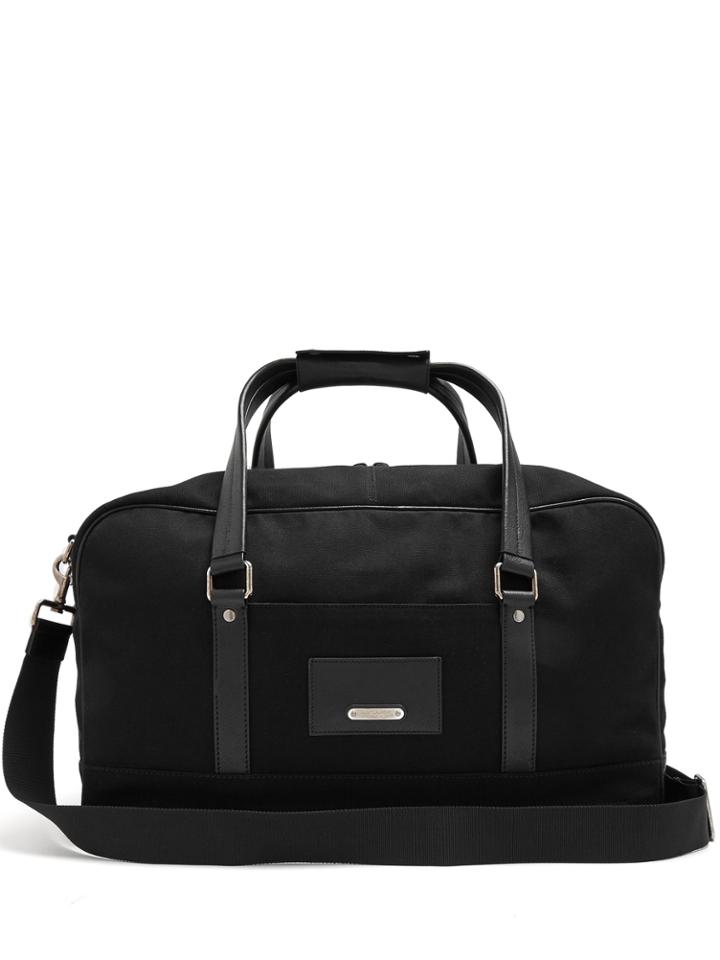Saint Laurent Canvas Leather-trimmed Holdall