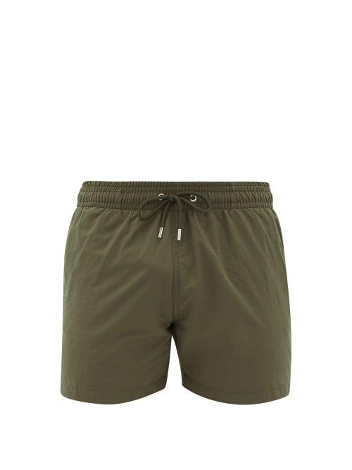 Matchesfashion.com Apnee - Uni Drawstring Swim Shorts - Mens - Khaki