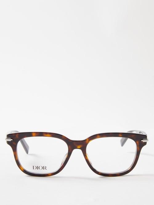 Dior - Diorblacksuit D-frame Acetate Glasses - Mens - Dark Brown