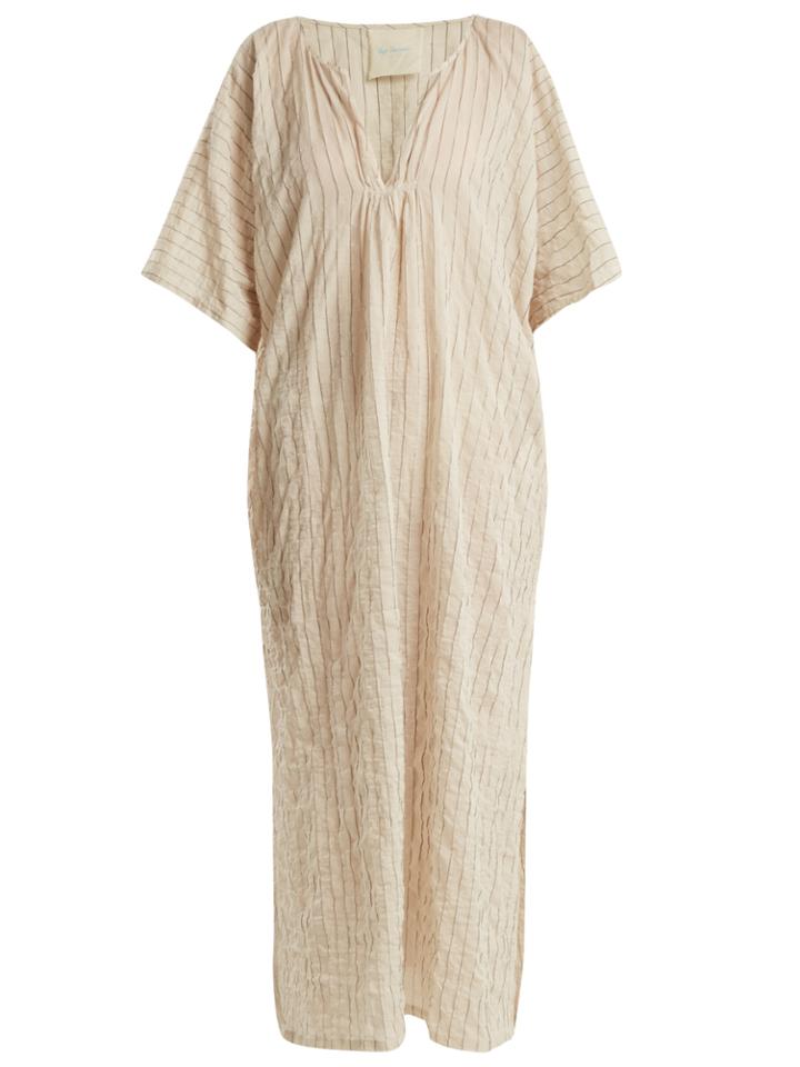 Loup Charmant Belek Striped-cotton Kaftan