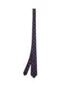 Matchesfashion.com Gucci - Clover And Gg-jacquard Silk Tie - Mens - Navy