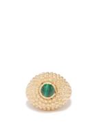 Yvonne Lon - Malachite & 9kt Gold Ring - Womens - Green Gold