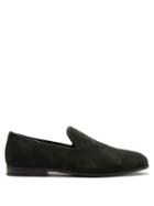 Matchesfashion.com Jimmy Choo - Marlo Brushed Suede Loafers - Mens - Green