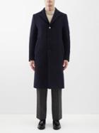Officine Gnrale - Jack Single-breasted Wool Overcoat - Mens - Navy
