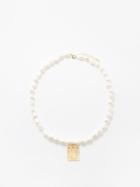 Hermina Athens - Holly Freshwater Pearl & Gold-plated Necklace - Womens - Pearl
