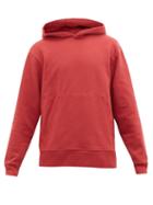 Matchesfashion.com Acne Studios - Forres Cotton-blend Hooded Sweatshirt - Mens - Burgundy