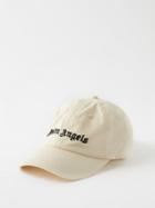 Palm Angels - Logo-embroidered Cotton Baseball Cap - Mens - Off White