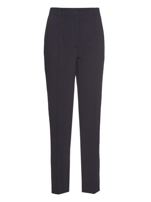 Raey Cropped Slim-fit Crepe Trousers