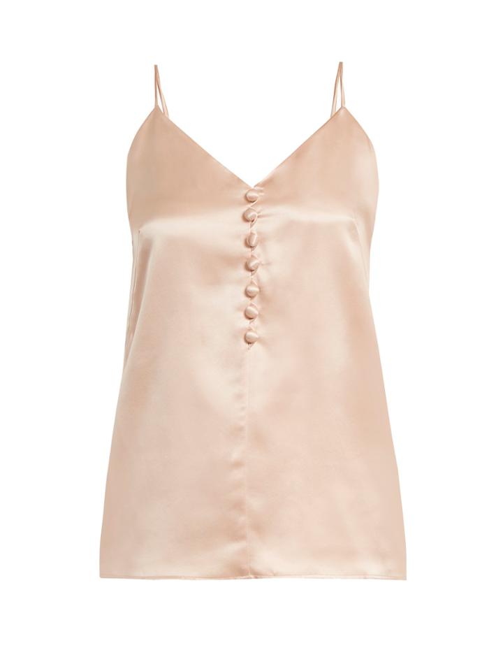 Hillier Bartley V-neck Silk Cami Top