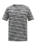 Missoni - Space-dyed Stripe Cotton-jersey T-shirt - Mens - Navy Multi