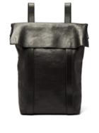 Matchesfashion.com Ann Demeulemeester - Andras Grained Leather Backpack - Mens - Black