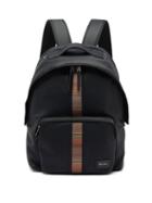 Matchesfashion.com Paul Smith - Signature-stripe Canvas Backpack - Mens - Black