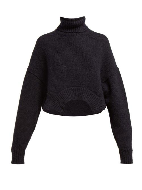Matchesfashion.com Golden Goose Deluxe Brand - High Neck Sweater - Womens - Navy