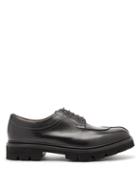 Matchesfashion.com Grenson - Percy Chunky-sole Leather Derby Shoes - Mens - Black