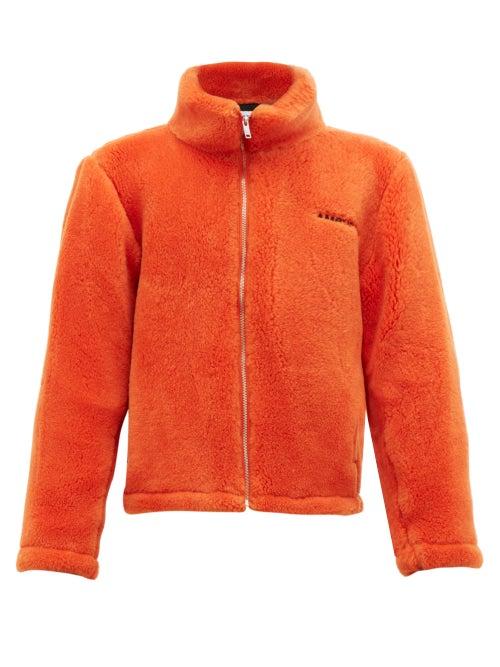 Matchesfashion.com Ambush - Wool Fleece Jacket - Mens - Orange