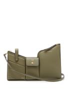 Matchesfashion.com Fendi - Pocket Mini Leather Cross Body Bag - Womens - Green