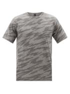 Lululemon - Metal Vent 2.0 Printed Silverescent-mesh T-shirt - Mens - Grey